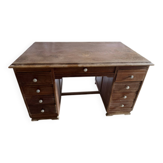 Vintage schoolmaster's desk
