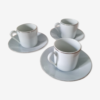 Tasses a cafe  porcelaine