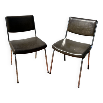 Set of two Unimob Lingua chairs