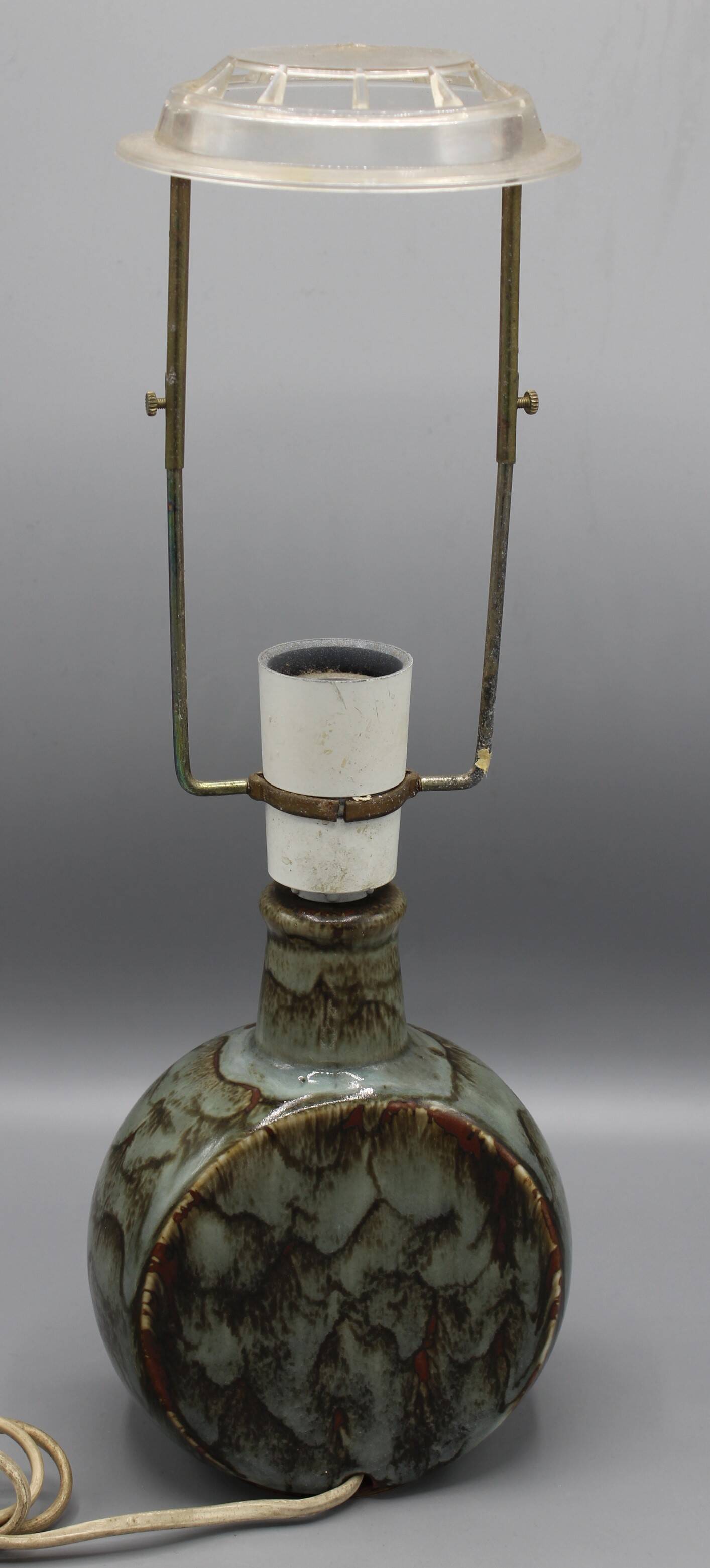 Old scandinavian design ceramic lamp denmark stentoj denmark