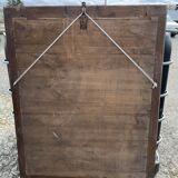 Large carved wooden mirror