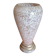 Pink and gold blown glass vase