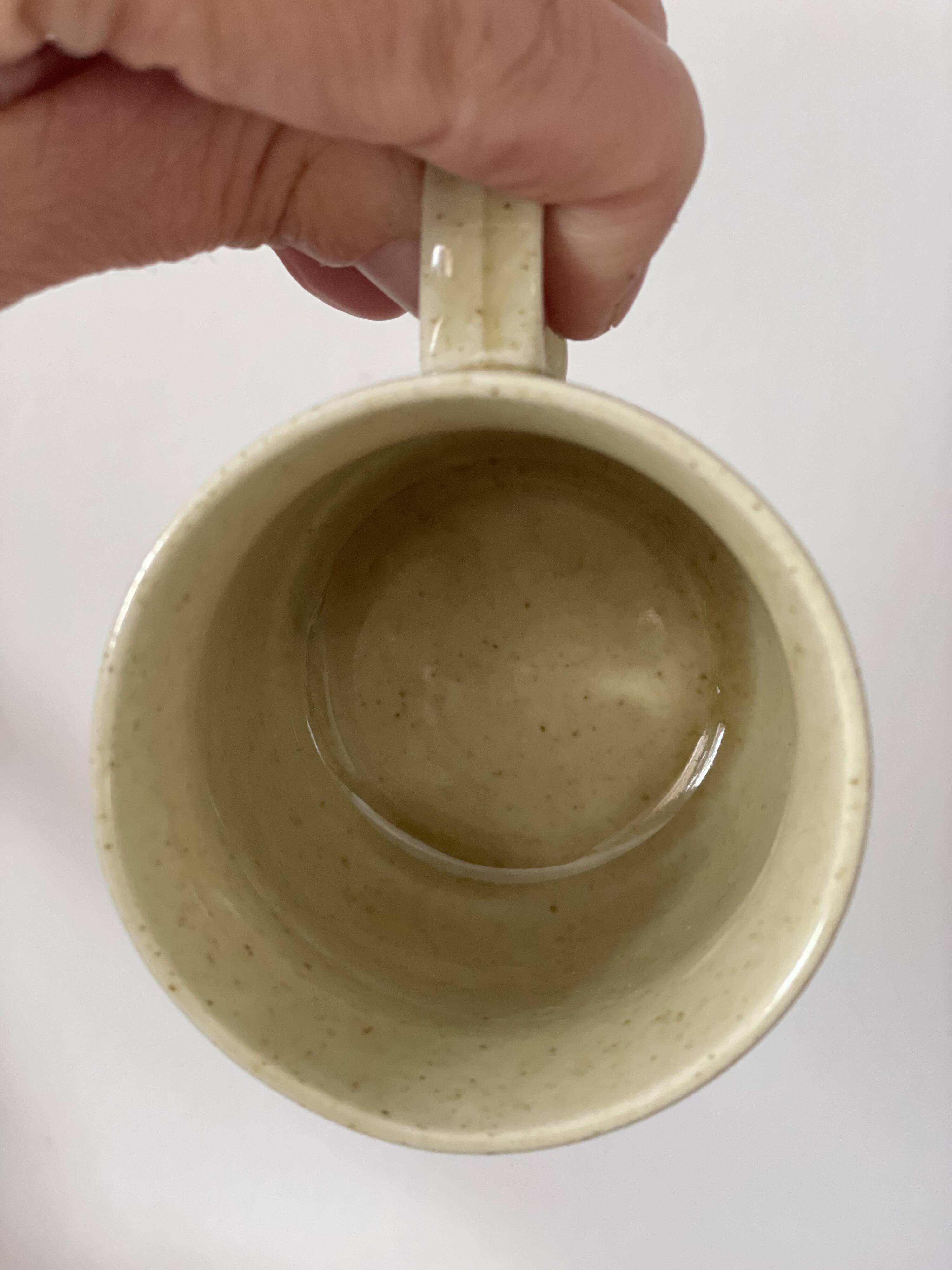 6 Weidmann Italian porcelain cups and saucers with floral design