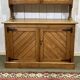 Two-part English sideboard in fir and walnut from the 1930s