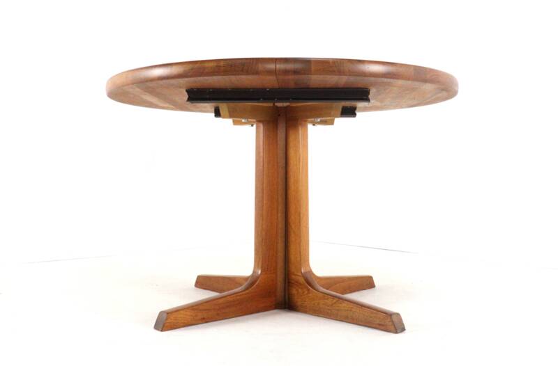 Table à manger ovale extensible Gudme 'Jysted' - design danois en teck vintage