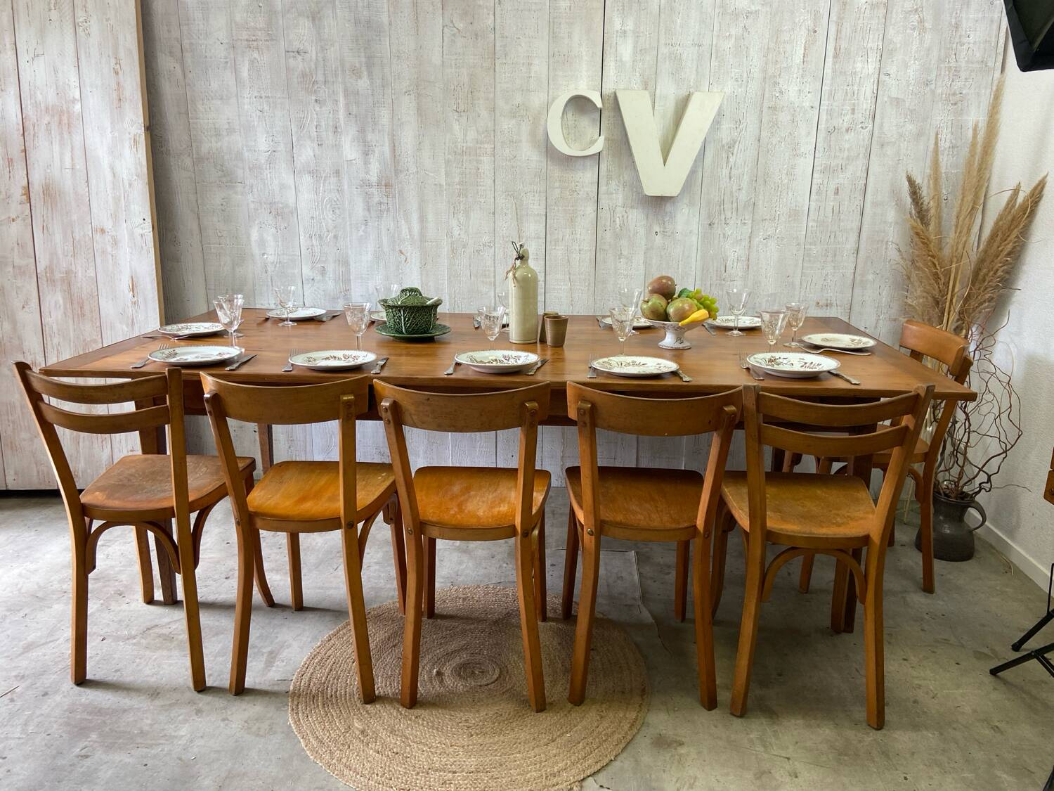 Table de ferme 237x107 cm