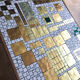Mid-century rectangular glass mosaic coffee table by Berthold Müller for Oerlinghausen