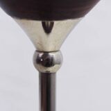Scandinavian candle holder diabolo shape 1970