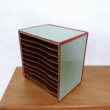 Vintage wooden document sorter