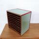 Trieur document vintage en bois
