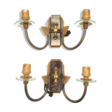 Pair of 40's wall light