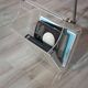 Vintage plexiglass magazine rack France 1980s