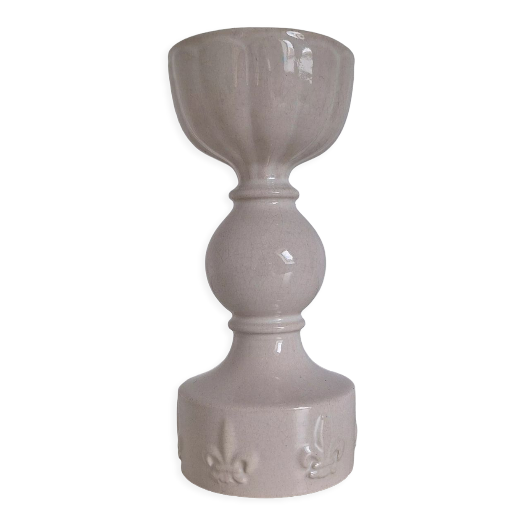 Vintage ceramic candle holder