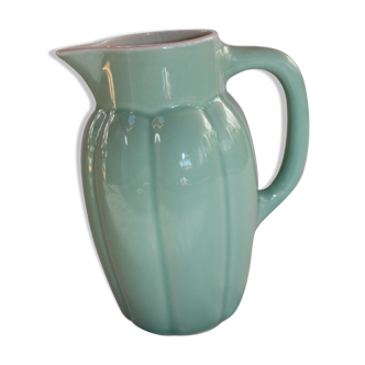 Old mint green pitcher