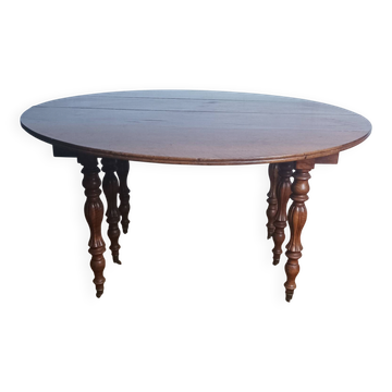 Louis Philippe period walnut table