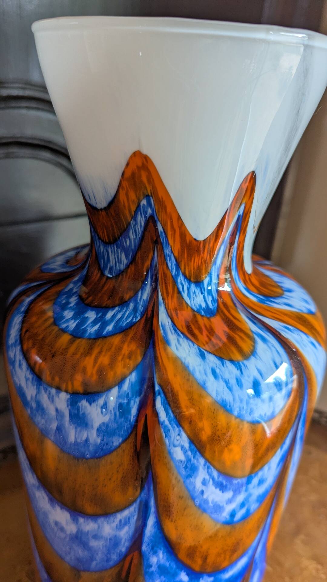 Grand vase murano année 70