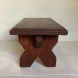 Small wooden stool bench step