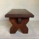 Small wooden stool bench step