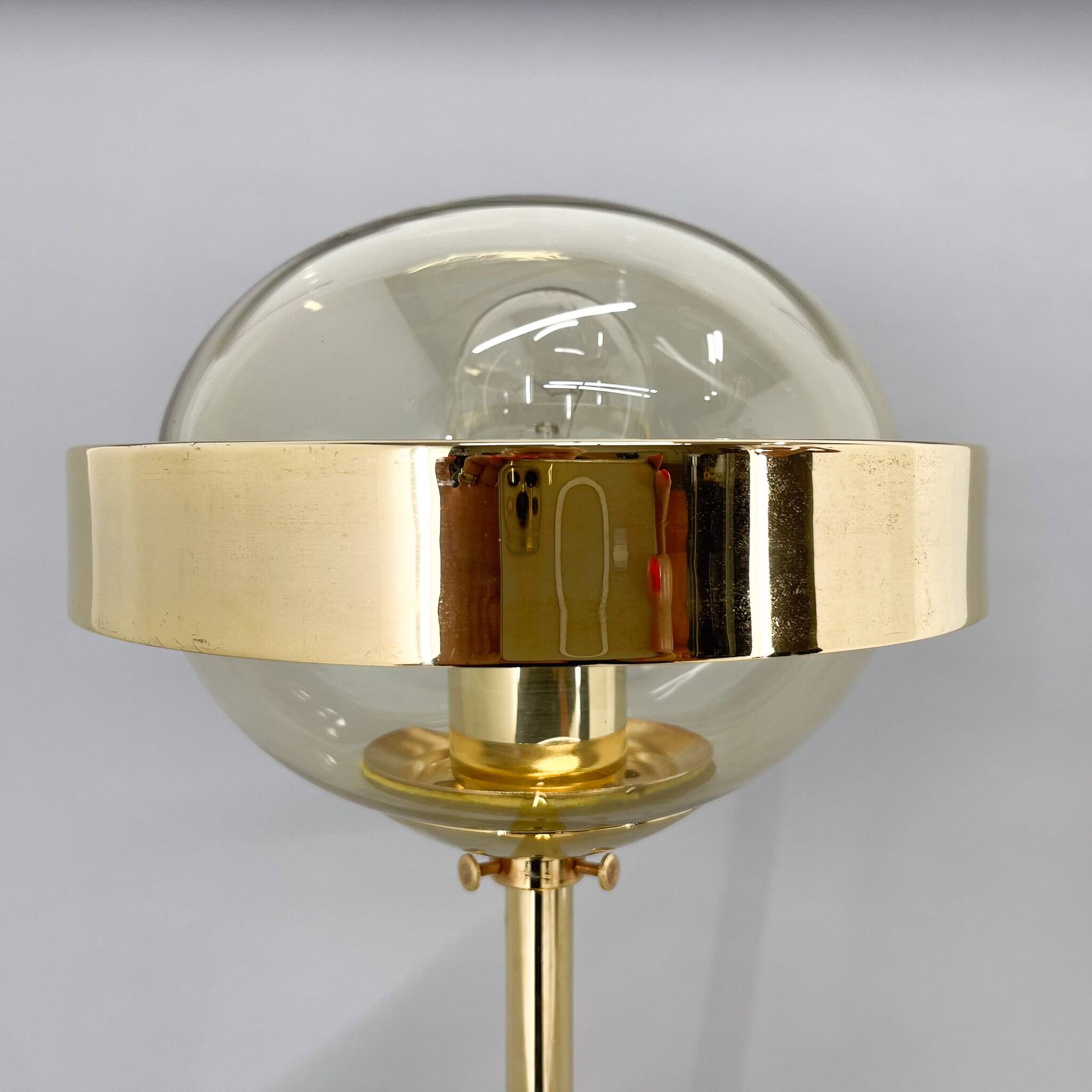 Mid-Century Brass Table Lamp by Kamenicky Senov, 1960s