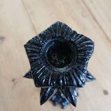 Black metal candle holder/candlestick