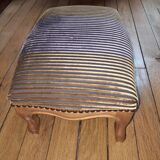 Foot rest upholstered in Louis XV style