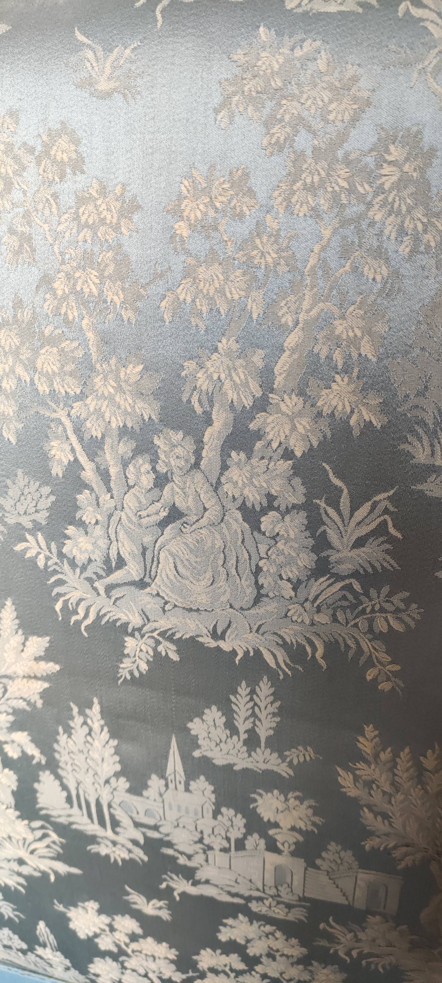 Bed patina style Louis xv, 140x190 cm, year 30