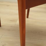 Set of six teak chairs, Danish design, 1960s, manufacture: N. & K. Bundgaar