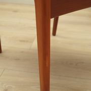 Set of six teak chairs, Danish design, 1960s, manufacture: N. & K. Bundgaar