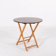Table ronde pliante italienne moderne, années 1970, Italie