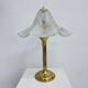 Mid century glass table lamp , 1970s