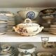 Small brown ironstone tureen by HB & Cie