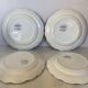 Four old Boch Brothers Dordrecht plates