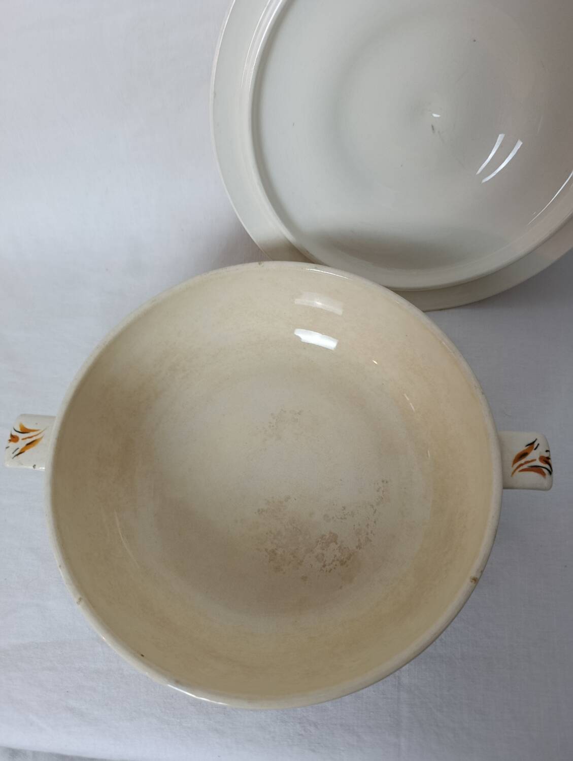 Vegetable dish/ Soup tureen Badonviller model DJERBA