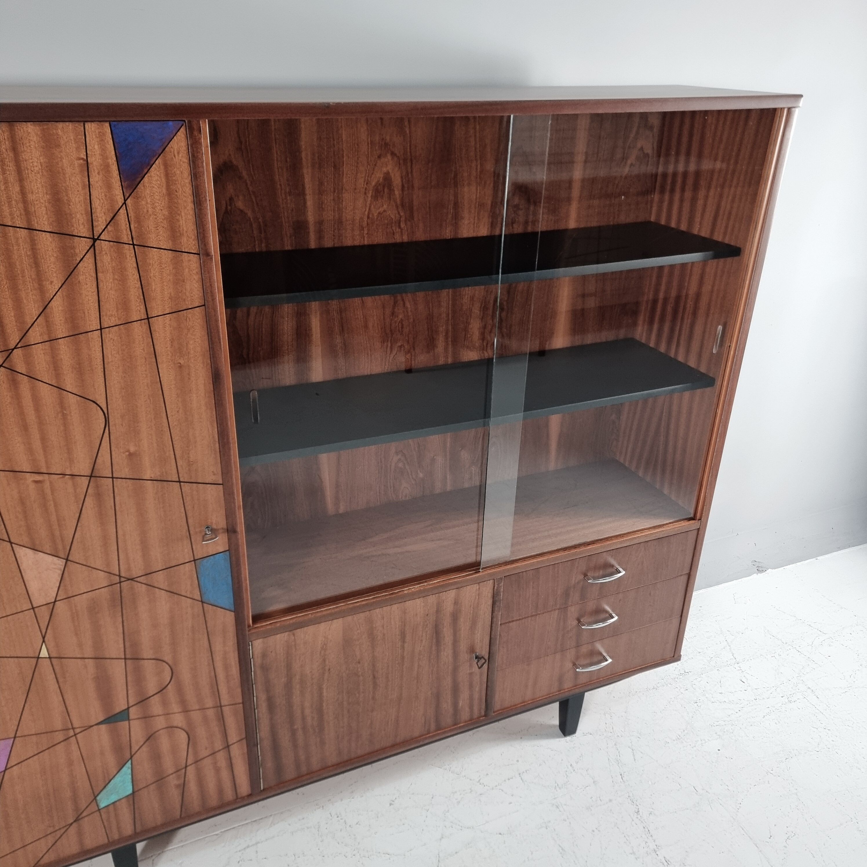 Vintage Display Case, 1970s