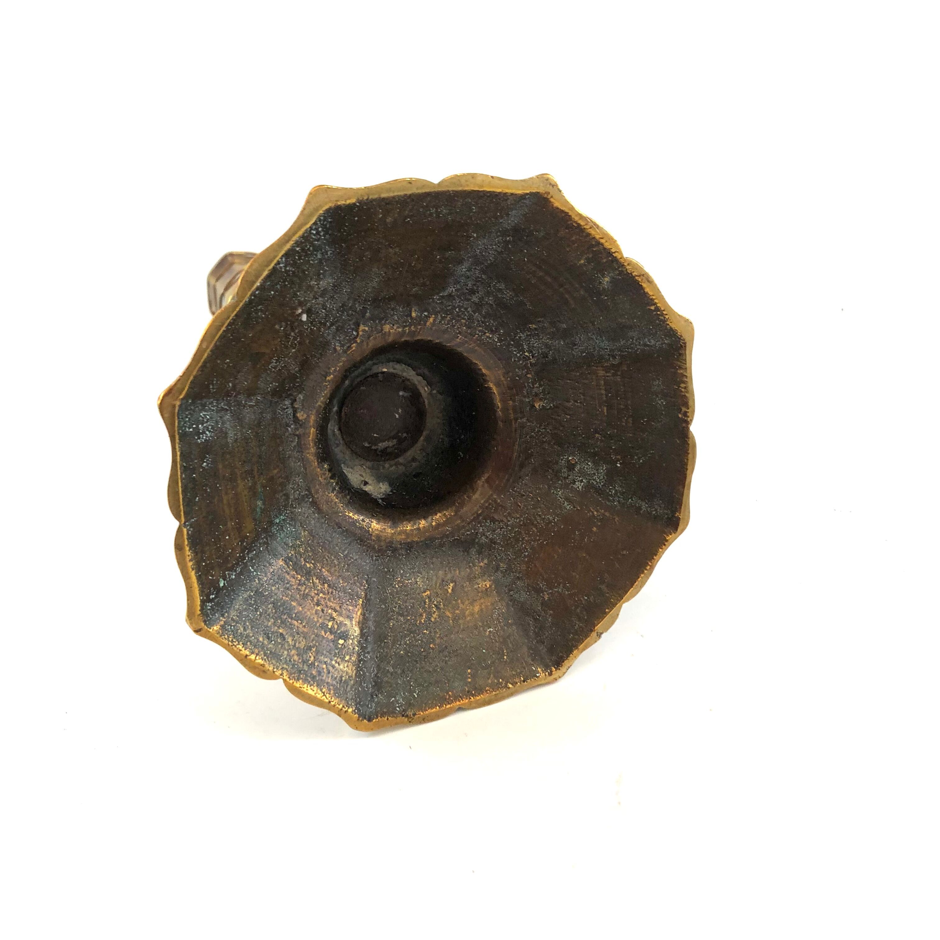 Candlestick candlestick in bronze 19th