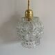 Suspension with vintage glass globe