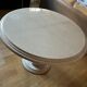 Travertine dining table