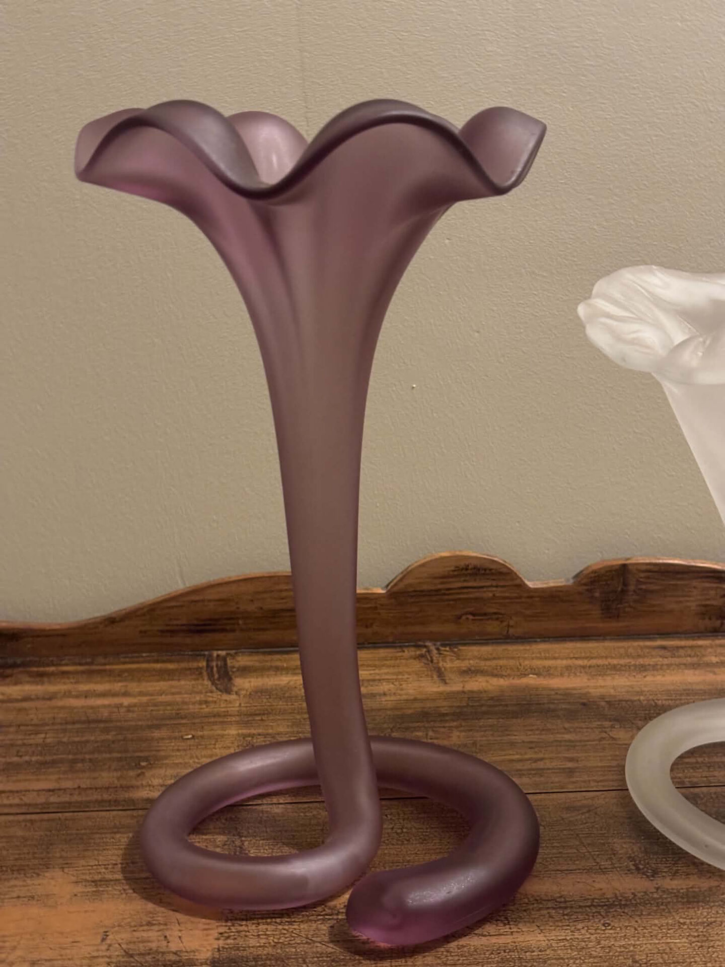 2 "Lily" Stiver Vases