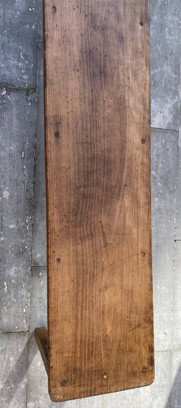 A pair of antique benches