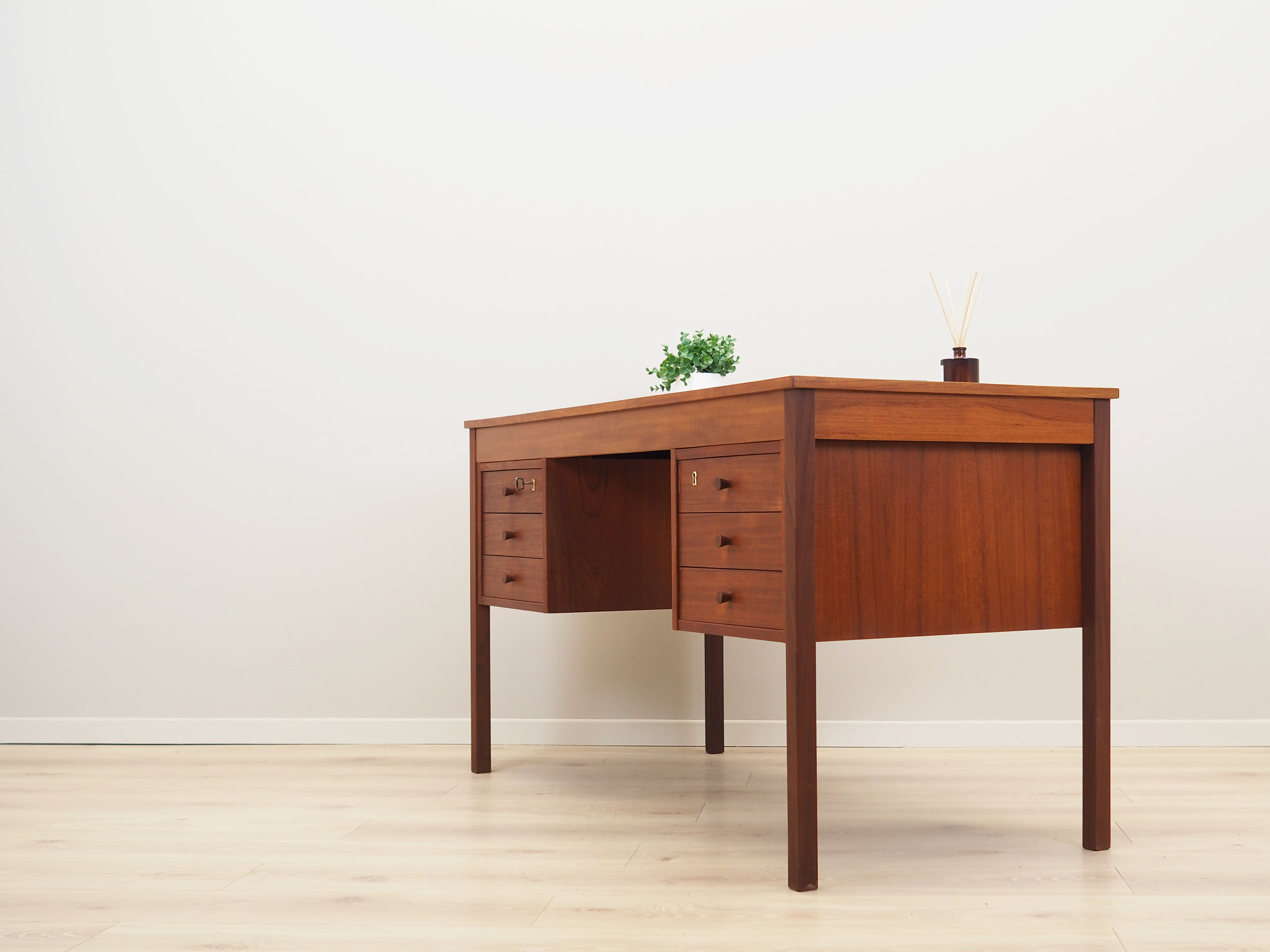 Teak desk, Danish design, 1970s, made in Denmark