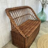 Vintage wicker chest/bench