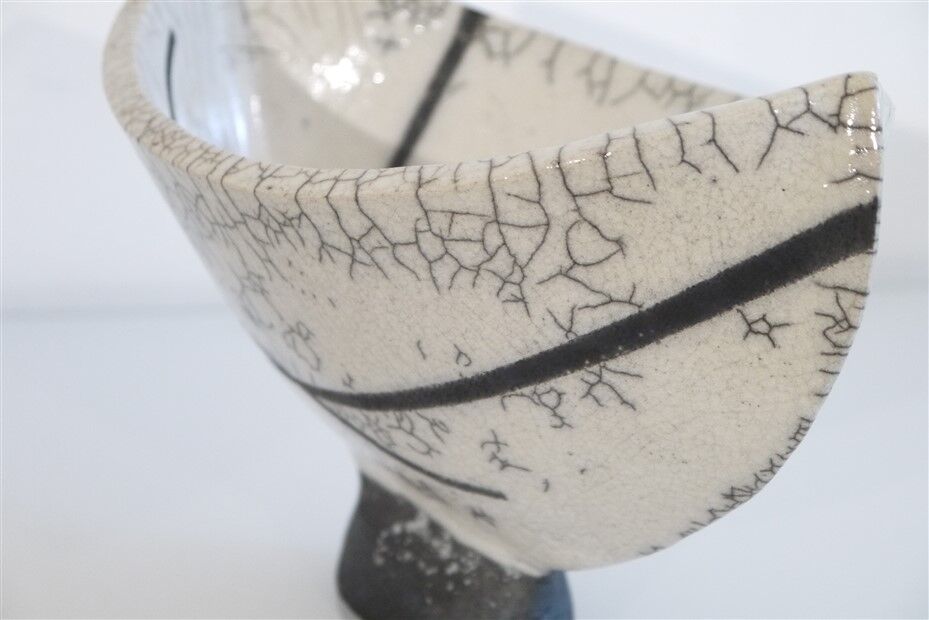 Vintage Raku cup 1970