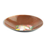 Enameled copper plate bowl, Germany, 1960s