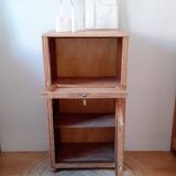 Small solid oak Art Deco sideboard