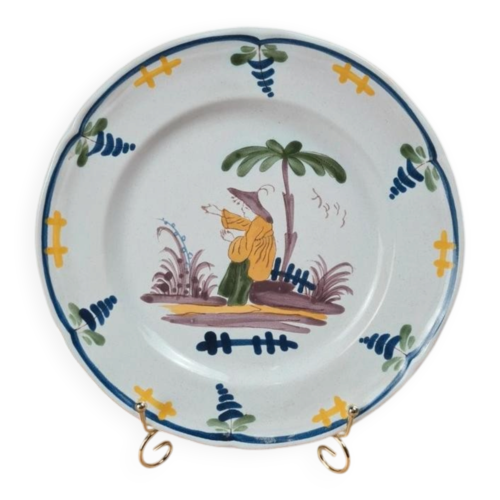 Plate Faïencerie de Pornic