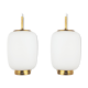 Paire de suspensions vintage P715 Mandalay par Sigvard Bernardotte, Acton Bjorn, Nordisk Solar