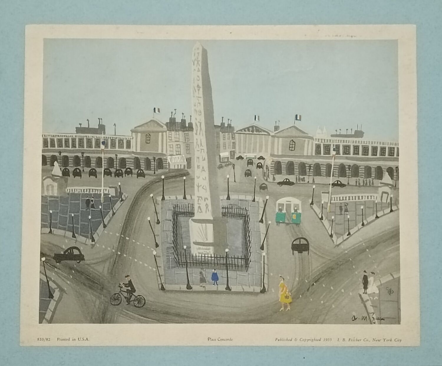Illustration Paris Place de la Concorde