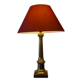 Lampe en bois doré 1970