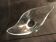 Crystal cup Daum free form signed empty fruit cup pocket