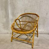 Rattan armchair